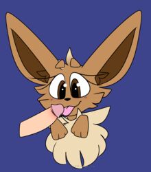 absurd_res eevee female feral genitals hi_res i69himdaily licking nintendo oral penile penis penis_lick pokémon_(species) pokemon sex solo tongue tongue_out video_games