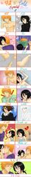 2boys 2girls bleach female ichigo_kurosaki kuchiki_rukia male sode_no_shirayuki yhwach zangetsu zanpakutou_spirit