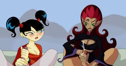 cum ejaculation handjob hopethishelps kimiko_tohomiko male_pov pov tagme unseen_male_face witch_fucker wuya xiaolin_showdown