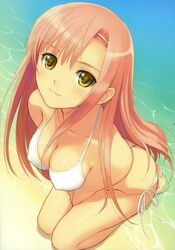 1girls breasts female female_only gold_eyes hayate_no_gotoku katsura_hinagiku long_hair red_hair taka_tony