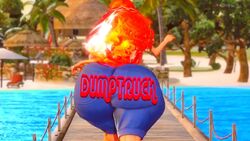 3d animated ass ass_focus back_view beach bottom_heavy bubble_ass bubble_butt butt_focus disney fat_ass fat_butt female female_only ginger ginger_hair hyper hyper_ass inner_workings kate_(inner_workings) long_hair no_sound prevence sfm short_hair thick_ass thick_thighs video walking wavy_hair wide_hips writing_on_ass