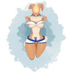 a_z_artist anthro basketball basketball_uniform bunny bunny_girl lola_bunny space_jam underboob