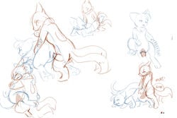 all_fours anthro bodily_fluids buizel cum cum_in_pussy cum_inside digital_media_(artwork) doggy_style duo female female_penetrated from_behind_position from_front_position fusion genital_fluids genitals hatiimiga legendary_pokémon lunamew lying male male/female male_penetrating male_penetrating_female mew mewtwo missionary_position nintendo on_back penetration penis pokémon_fusion pokemon pokemon_(species) sex sketch stand_and_carry_position standing standing_sex straight_hair vaginal_penetration video_games