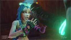 jinx (league of legends) from league of legends by bifrost3d