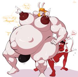 anal anal_sex anthro anthro_on_anthro anthro_penetrated anthro_penetrating anthro_penetrating_anthro antlers asgore_dreemurr beard belly big_belly big_moobs big_nipples blonde_hair bobthetanuki bodily_fluids boss_monster bovid brown_body bulge capreoline caprine cervid cum cum_in_ass cum_inside deltarune duo facial_hair genital_fluids goat hair hi_res horn hyper lactating male male/male male_lactation male_only male_penetrated male_penetrating male_penetrating_male mammal nipples overweight overweight_anthro overweight_male penetration reindeer rudolph_holiday simple_background size_difference small_dom_big_sub speech_bubble undertale video_games white_background white_body