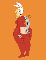 1girls 2020 adventure_time ass big_ass big_breasts blonde_hair butt_flap exposed_ass female fionna_the_human_girl frostbiteboi hat itching onesie pajamas robotic_arm scratching scratching_butt source_request tagme thicc-verse thick thick_thighs tired tired_eyes