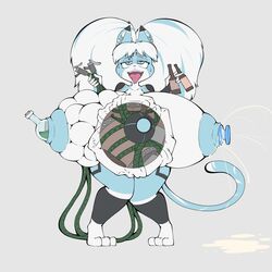 ahe_gao alcohol anal anal_storage anthro areola belly beverage big_belly big_breasts big_hair black_body black_fur blue_areola blue_body blue_eyes blue_fur blue_hair blue_nipples blue_tail bodily_fluids bottle breast_bulge breasts cavity_storage cutaway domestic_cat extreme_penetration fangs felid feline felis female fur hair hi_res holding_bottle holding_hose holding_object hose huge_breasts hyper hyper_breasts inflation keg knees_together lactating large_insertion leaking leaking_milk living_keg long_hair looking_pleasured mammal markings milk mossyartburger multicolored_body multicolored_fur multicolored_hair multicolored_tail nipple_fetish nipple_penetration nipple_play nipple_plugs nipples nozzle nude open_mouth pectoral_bulge penetration potion_bottle ridiculous_fit solo stomach_bulge sweat thick_thighs tongue tube unusual_pupils vieria_(sithtradgedy) white_body white_fur white_hair white_tail