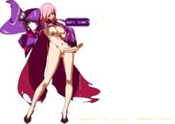 1futa areolae blazblue breasts covered_in_cum cum cum_drip cumshot ejaculation erect_nipples erection futa_only futa_sans_balls futanari hands-free handsfree_ejaculation huge_penis konoe_a_mercury large_breasts milf nine_the_phantom nipples nude orgasm_without_stimulation penis pussy witch witch_hat