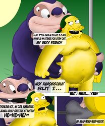 2boys alien anal_penetration anal_sex artist_request comic comic_book_guy crossover erect_nipples erection fat fat_man gay human jeff_albertson jumba_jookiba lilo_and_stitch male male/male male_only obese obese_male overweight overweight_male penis tagme the_simpsons weird_crossover