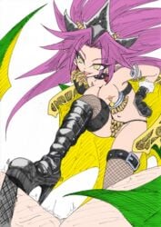 angela_(seiken_densetsu_3) angela_(trials_of_mana) bootjob boots cape edit femdom footwear high_heel_boots high_heels nipple_piercing purple_hair secret_of_mana_2 seiken_densetsu_3 shoejob stepping_on_penis trials_of_mana yahiro