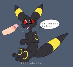 <3_eyes absurd_res canid canine duo eeveelution female feral genitals heart hi_res i69himdaily licking mammal nintendo oral penile penis penis_lick pokémon_(species) pokemon sex solo_focus tongue tongue_out umbreon video_games