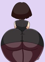 1girls ass atlus big_ass big_butt daisy-pink71 imminent_facesitting milf persona persona_5 pov thick_thighs wakaba_ishiki