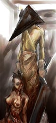 corpse death female_death gore pyramid_head silent_hill silent_hill_2 tagme torture-device violence