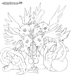 2006 digimon gazimon guilmon male_only skycroc tagme