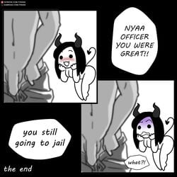 comic demon_haze_(fortnite) end_page female fortnite fortnite:_battle_royale haze_(fortnite) police tagme tyrana