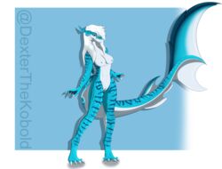 anthro dexter.98 dexterthekobold female female_only fish gender_transformation goo_(disambiguation) goo_creature goo_transformation hi_res marine mtf_transformation rule_63 shark solo transformation