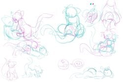 anthro digital_media_(artwork) domination duo female female_penetrated from_front_position fusion genitals hatiimiga legendary_pokémon lunamew lying male male/female male_domination male_penetrating male_penetrating_female mastery_position mew mewtwo missionary_position nintendo on_back penetration penis pokémon_fusion pokemon pokemon_(species) sex sketch t_square_position unbirthing vaginal_penetration video_games vore