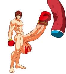 1boy abs baki_hanma bangs big_ass big_balls big_butt big_feet big_penis birthmark boxing_gloves brown_eyes brown_hair clothes_removed dark_nipples feet full_body gloves gloves_only goes_hard grappler_baki huge_ass huge_balls huge_cock human human_only hyper_penis k.o. light-skinned light-skinned_male light_skin looking_at_viewer male male_focus male_only mole muscular muscular_arms muscular_legs muscular_male nipple nipples pov punching_bag red_gloves sandbag scars scars_all_over short_hair silvy6060 simple_background six_pack solo solo_focus solo_male tagme toes vein veins veiny veiny_penis white_background wide_shoulders