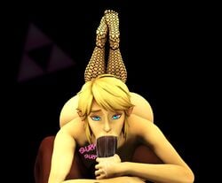 1boy 3d 4k :>= absurd_res androgynous big_ass blonde_hair blowjob blue_eyes boner breath_of_the_wild canon_crossdressing crossdressing cute dark-skinned_male erection fellatio femboy fishnet fishnet_legwear fishnet_stockings fishnets ganondorf gay girly hylian interracial link looking_at_viewer male male/male male_only male_pov multiple_boys multiple_males nintendo penis_grab pointy_ears pov pov_eye_contact short_hair simple_background stockings the_legend_of_zelda thick_thighs thordersfm trap wide_hips yaoi