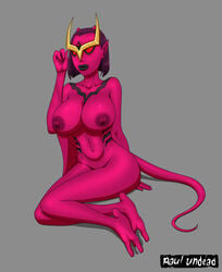 1girls aerophibian alien alien_girl ben_10 ben_10_omniverse big_breasts big_nipples breasts busty curvy curvy_body curvy_female curvy_figure curvy_hips female female_only nipples paulundead33 red_eyes red_hair red_lipstick red_nipples red_skin solo solo_female swift_(ben_10) thick_legs