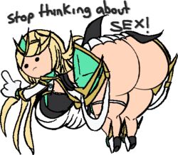 big_ass huge_ass lecturing_viewer meme mythra stop_thinking_about_sex text xenoblade_(series) xenoblade_chronicles_2