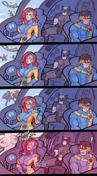 2girls 3boys against_glass biting_lip blush breasts captain_marvel carol_danvers cheating clark_kent comic costume crossover cum cyclops_(x-men) dc dc_comics ejaculation erect_nipples erection erection_under_clothes jean_grey markydaysaid marvel marvel_comics masturbation mind_control netorare nipples nipples_visible_through_clothing orgasm penis plane pokies psychic red_hair scott_summers smile spandex stealth_masturbation stealth_sex superman wolverine_(x-men) x-jet x-men