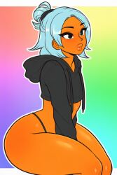 1boy 1boys ai_generated big_thighs blue_hair blush cute cute_face david1231245 fat_ass femboy femboy_focus femboy_only hips male male_only plump_lips pretty pretty_boy pretty_face short_hair tan_body tan_skin tanned tanned_male tanned_skin thick_lips thick_thighs thighs thong wide_hips wide_thighs