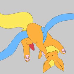 1:1 3_toes anal anal_sex animal_genitalia animal_penis animated ass balls blue_teeth blush closed_eyes delta's_art eeveelution feet feral flareon fur genitals head_tuft held_up male male_only neck_tuft nintendo orange_body orange_fur pawpads paws penetration penis pink_pawpads pokémon_(species) pokemon short_playtime simple_background simple_eyes solo tentacle toes tuft video_games