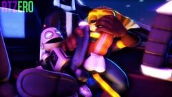 2019 2boys 3d 60fps animated balls clank_(ratchet_and_clank) erection foreskin furry gay green_eyes lombax male male_only masturbation no_sound penis ratchet_(ratchet_and_clank) ratchet_and_clank robot rtzero source_filmmaker tail uncircumcised veiny_penis video video_games yaoi