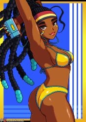 kimberly jackson from capcom by foxanderart