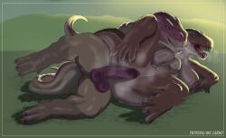 anthro anthro_on_anthro anthro_penetrated anthro_penetrating anthro_penetrating_anthro balls big_breasts big_penis blind_eye bodily_fluids breast_grab breasts brown_body brown_scales claws dinosaur duo erection eye_scar facial_scar female female_penetrated genitals hand_on_breast hi_res huge_breasts leg_glider_position male male/female male_penetrating male_penetrating_female mature_female mr.carno nipples non-mammal_breasts non-mammal_nipples penetration penile penile_penetration penis penis_in_vagina prehistoric_species purple_body purple_scales raised_leg reptile saurischian scales scalie scar sex sharp_teeth sweat sweaty_breasts tail teeth theropod toe_claws tyrannosaurid tyrannosauroid tyrannosaurus tyrannosaurus_rex vaginal_penetration vulva