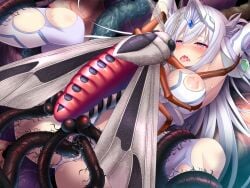 armpits blush breasts bug censored chikubi_(artist) elbow_gloves female game_cg gloves insect insectophilia insects kusarou large_breasts large_variant_set long_hair magical_girl mahou_shoujo_inori mamiya_inori monster nipples non-web_source official_art open_mouth penis purple_eyes pussy rape restrained saliva shiny_skin solo spread_legs tentacle tentacle_sex thighhighs tiara tongue tongue_out torn_clothes vaginal_penetration variant_set very_long_hair white_hair zoophilia