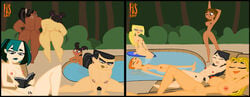 10girls 2d 2d_(artwork) african african_female book bridgette_(tdi) busty cartoon_network colored courtney_(tdi) drpizzaboi1 eva_(tdi) female female_focus gwen_(tdi) hand_behind_head hand_on_own_ass hands_behind_head heather_(tdi) hourglass_figure hs_edit izzy_(tdi) katie_(tdi) large_ass leshawna_(tdi) lindsay_(tdi) line_art lounge_chair lying lying_on_back multiple_girls nude nude_female outdoor_nudity outside pool reading relaxing sadie_(tdi) total_drama_island twintails twitter uncensored uncensored_breasts unshaved_pussy voluptuous voluptuous_female wide_hips