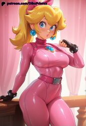 princess peach from mario (series) by dibzprintz