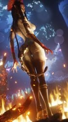 1female 1girls 3d alien alien_girl alien_humanoid ass ass_bigger_than_head ass_focus avatar avatar:_fire_and_ash back back_view blue_body blue_nipples blue_skin breast_grab breasts breasts_out butt_focus female female_focus female_only fire girl humanoid_female moon9star na'vi nude nude_female solo solo_female solo_focus tagme tall tall_female varang varang_(avatar)