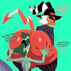 ai from helluva boss by kiwispinda