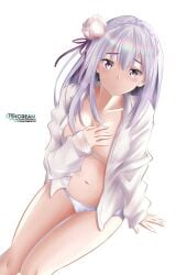 emilia (re:zero) from re:zero kara hajimeru isekai seikatsu by aishcream