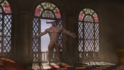 16:9 1boy 2025 2_horns 3d_(artwork) 3d_animation abdominal_scar abs animated balls bara barazoku beard bedroom biceps big_penis bioware black_hair carpet digital_media_(artwork) dragon_age electronic_arts eye_patch eyewear facial_hair floppy_penis genitals gesture grey_body grey_skin hair hand_gesture heart_gesture hi_res horn humanoid iron_bull kekkancg looking_at_viewer male muscular muscular_humanoid muscular_male navel nude pecs penis pointing pointing_at_penis qunari rubbing_chest scar short_playtime smile solo spread_arms tagme video voluox_(modeler) widescreen window