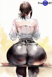 1female 1girls about_to_burst ai_generated ass ass_focus ass_too_big barely_contained barely_contained_ass barely_fits big_ass big_butt black_pants breasts bubble_butt bursting_butt chainsaw_man curvy curvy_hips dumptruck_ass enormous_ass fat_ass female female_only from_behind gigantic_ass ginormous_ass higashiyama_kobeni huge_ass huge_butt humongous_ass hyper hyper_ass imminent_wardrobe_malfunction pants priestofart round_ass shiny shirt simple_background sitting solo solo_female straining_clothing thick thick_ass thick_thighs thighs tight_clothes tight_clothing tight_fit tight_pants too_tight undersized_clothes undersized_clothing voluptuous voluptuous_female watercolor watercolor_(artwork) watermark white_background wide_hips