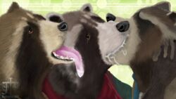 crying cum_in_mouth fur furry gay geekirrational guardians_of_the_galaxy kissing kissing_neck licking long_tongue looking_at_viewer male male_only marvel raccoon rocket_raccoon yaoi