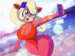 coco bandicoot from crash (series) by dracojeff