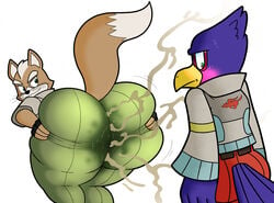 2boys ass big_ass big_butt blush colelucario duo falco_lombardi fart fart_fetish fat_ass fox_mccloud furry gay male male/male male_only musk musky nintendo no_humans presenting presenting_hindquarters star_fox stink stink_fumes stink_lines stinky swamp_ass sweat sweaty tagme unwashed_ass