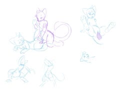 anthro digital_media_(artwork) duo female female_penetrated fusion genitals hatiimiga legendary_pokémon lunamew male male/female male_penetrating male_penetrating_female mew mewtwo nintendo penetration penis pokémon_fusion pokemon pokemon_(species) sex sketch spread_legs spreading straight_hair t_square_position vaginal_penetration video_games