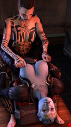 3d asari bioware bondage daughter deep_penetration deepthroat femshep jack_(mass_effect) mass_effect morinth nipples samara sex_toy sfm strap-on yuri