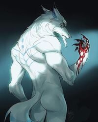 ass blood claws furry male mirka_andolfo unnatural_(mirka_andolfo) wolf