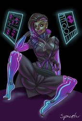 sombra from blizzard entertainment by lilith art