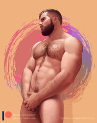 1boy abs bara beard biceps body_hair brown_eyes brown_hair chest_hair covering_penis dilf facial_hair fran_dullon frandullon86 gabo_artist gay_pornstar hairy hairy_arms hairy_chest hairy_male hairy_thighs human human_only light-skinned_male light_skin male male_chest male_focus male_only mature mature_male muscle muscles muscular muscular_male nude nude_male onlyfans_model pecs pectorals pornstar pubic_hair solo solo_focus solo_male standing thick_thighs