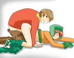 2boys anal azngirllh eric_cartman gay kyle_broflovski male male_only male_rape_victim multiple_boys rape south_park yaoi