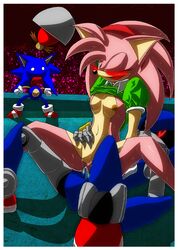 amy_rose anthro blush breasts classic_amy_rose clothes dr._eggman dr_robotnik female fur furry hedgehog human interspecies male mammal metal_sonic multiple_boys nude open_mouth red_eyes robot sex sonic_(series) sonic_cd sonic_the_hedgehog sonic_the_hedgehog_(series) straight