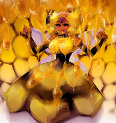 arthropod bee blush honey insect nintendo open_mouth pokemon pokemon_dppt vespiquen